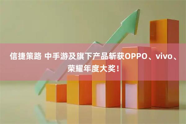 信捷策路 中手游及旗下产品斩获OPPO、vivo、荣耀年度大奖！