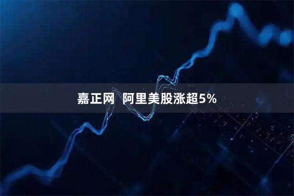 嘉正网  阿里美股涨超5%